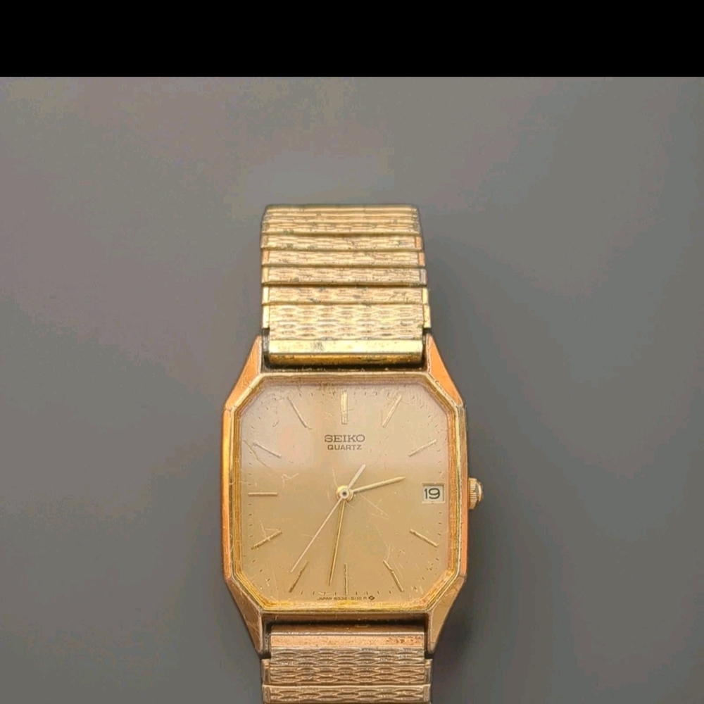 Seiko Gold-Tone Quartz Watch
